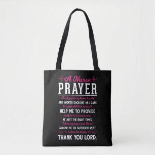Tote Bag Prière des infirmières religieuses Seigneur de l'i