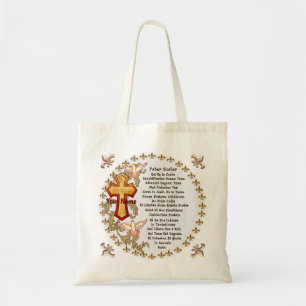 Tote Bag Prière du Seigneur en latin 
