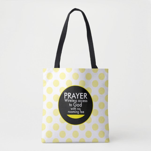Tote Bag Prière - sans fil (Devant)