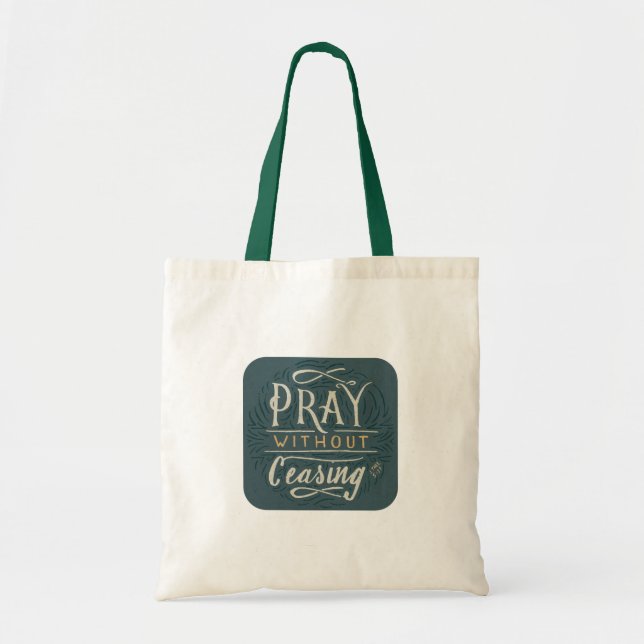 Tote Bag Priez sans cesser - Fourre-tout (Devant)
