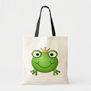 Tote Bag Prince de grenouille. Grenouille de sourire avec