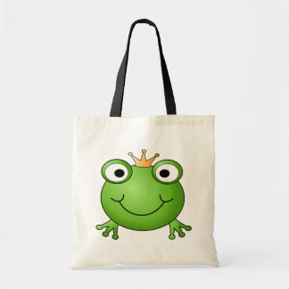 Tote Bag Prince de grenouille. Grenouille de sourire avec