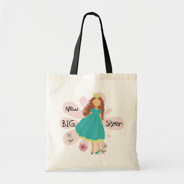 Tote Bag Princesse Big Soeur Cheveux Brown (Devant)