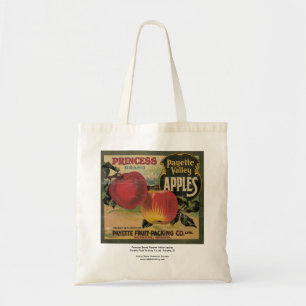 Tote Bag Princesse Brand Payette Valley Apples