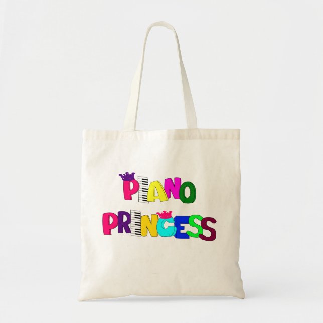 Tote Bag Princesse de piano (Devant)