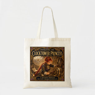Tote Bag Princesse du Clocher Steampunk Héroïne de Jeu de R
