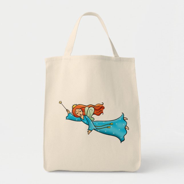 Tote Bag Princesse féerique Magic Wand de vol de clipart (Devant)