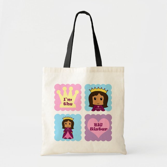 Tote Bag Princesse grande soeur (Devant)