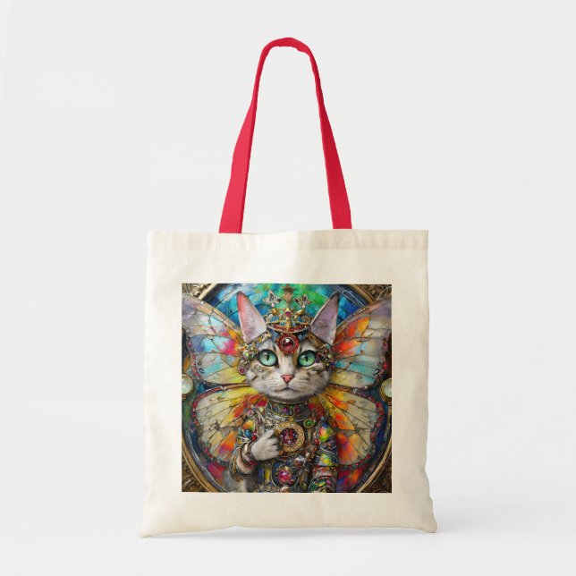 Tote Bag Princesse Kitty Chat de la Brigade des papillons (Devant)
