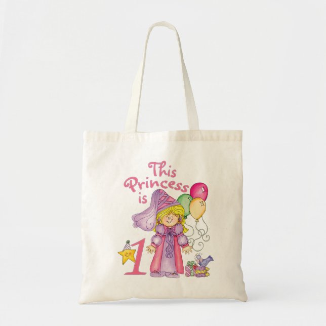 Tote Bag Princesse Premier anniversaire (Devant)