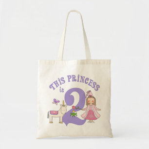 Tote Bag Princesse Unicorn 2e anniversaire