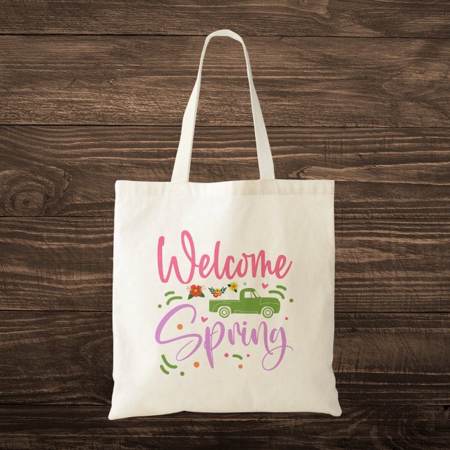 Tote Bag Printemps de bienvenue (Créateur téléchargé)