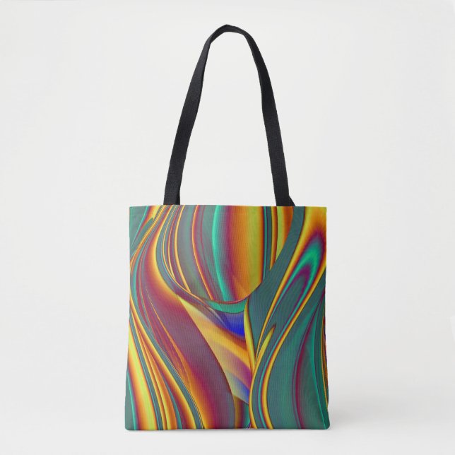 Tote Bag Printemps Été Automne Fleurs Magie (Devant)