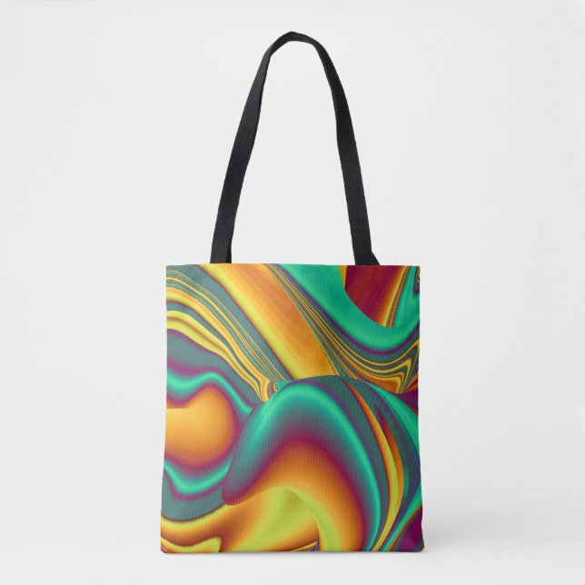 Tote Bag Printemps Été Automne Fleurs Magie (Devant)
