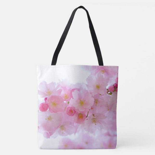 Tote Bag Printemps - Fleurs de cerisiers - Toutes les optio (Devant)