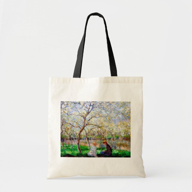 Tote Bag Printemps, Monet (Devant)