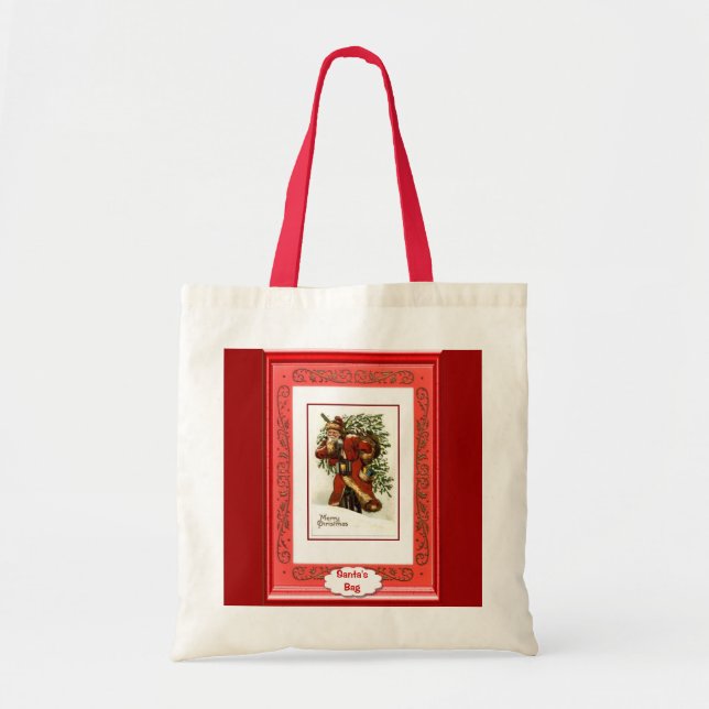 Tote Bag Prise de la maison d'arbre de Noël (Devant)