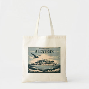 Tote Bag Prison de l'Île d'Alcatraz San Francisco Voyage Ré