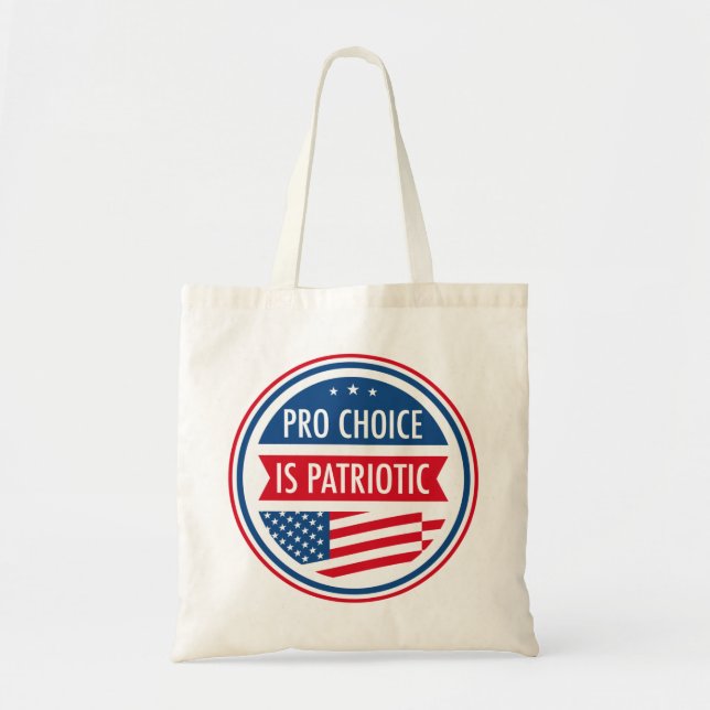 Tote Bag Pro Choice est la liberté patriotique des femmes a (Devant)
