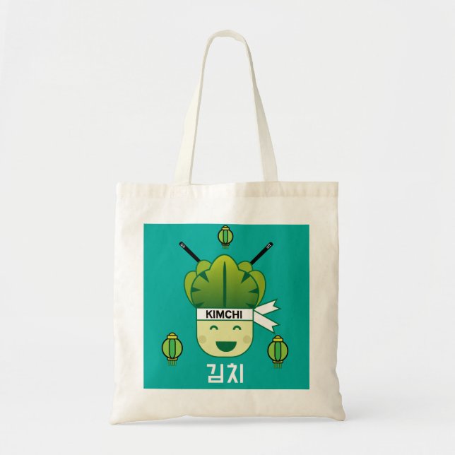 Tote Bag Probiotiques alimentaires coréens Kimich en santé  (Devant)