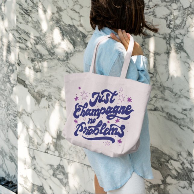Tote Bag Problèmes de champagne (Créateur téléchargé)