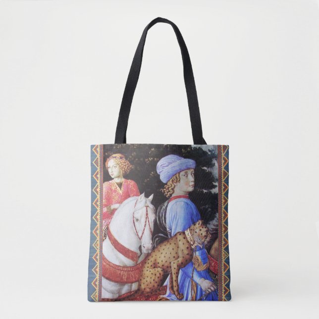Tote Bag Procession de Magus Melchior, Cheval, Chat sauvage (Devant)