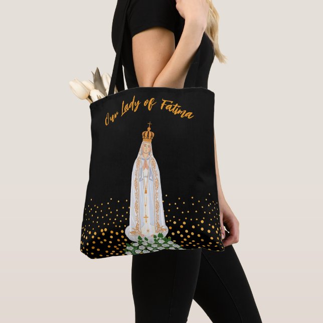 Tote Bag Procession de Notre-Dame de Fatima aux bougies (De près)