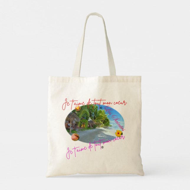 Tote Bag Produits et accessoires des Saintes ou Lésent (Dos)
