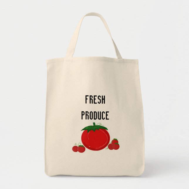 Tote Bag Produits frais - Tomates (Devant)