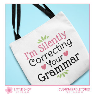 Tote Bag Prof amusant corrigeant silencieusement votre gram