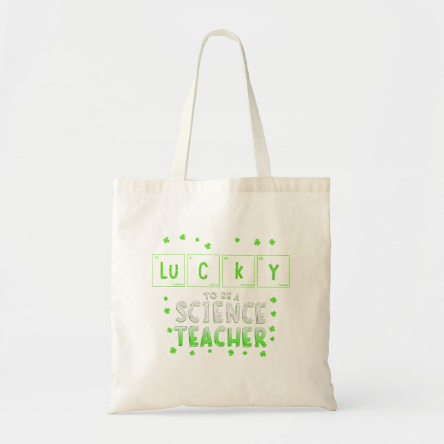Tote Bag Professeur chanceux (Devant)