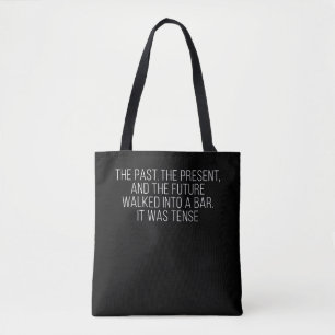 Tote Bag Professeur d'anglais de grammaire de jeu de mots p