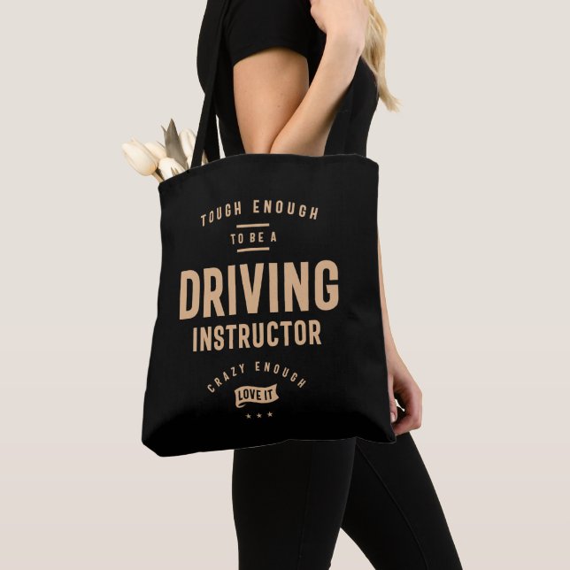 Tote Bag Professeur de conduite drôle Profession de travail (De près)