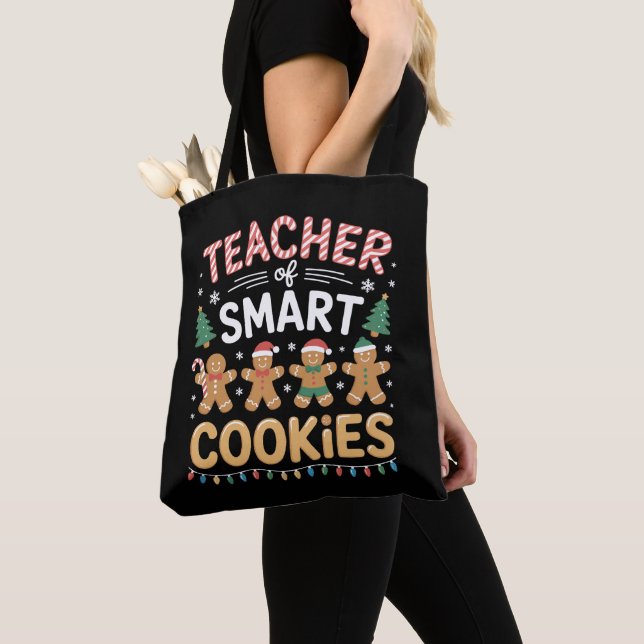 Tote Bag Professeur De Cookies Intelligents Christmas Ginge (De près)