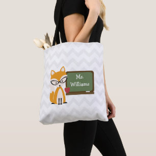 Tote Bag Professeur de Fox Chevron