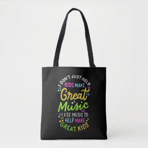 Tote Bag Professeur de Musique - Aide aux Enfants à Faire d