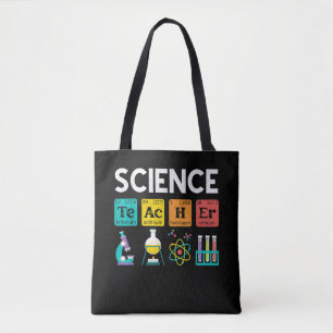 Tote Bag Professeur de sciences Chimie Biologie Physique Ét