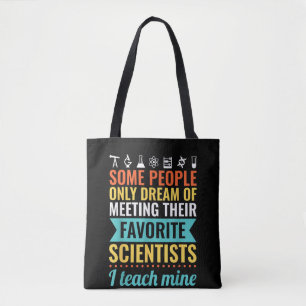 Tote Bag PROFESSEUR DE SCIENCES Enseigne la biologie, la ch