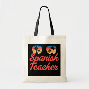 Tote Bag Professeur espagnol hors service Vintage Retro Sun