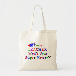 Tote Bag Professeur Superhero