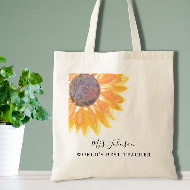 Tote Bag Professeur Tournesol Rustique (Créateur téléchargé)