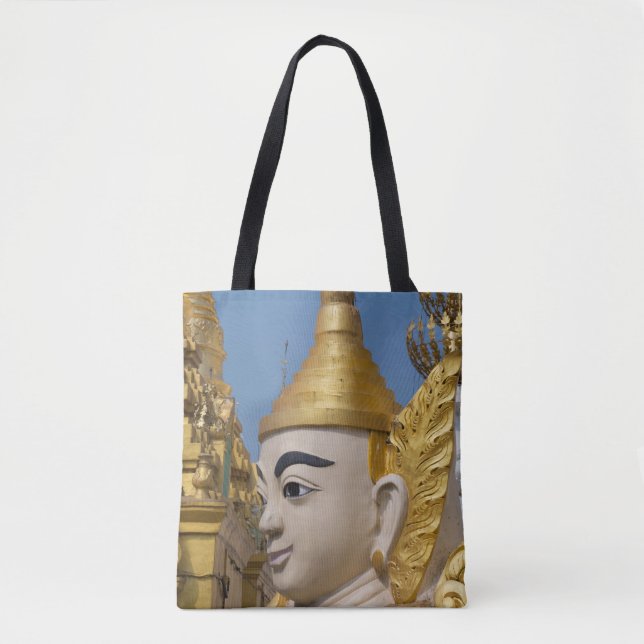 Tote Bag Profil de statue de Bouddha (Devant)