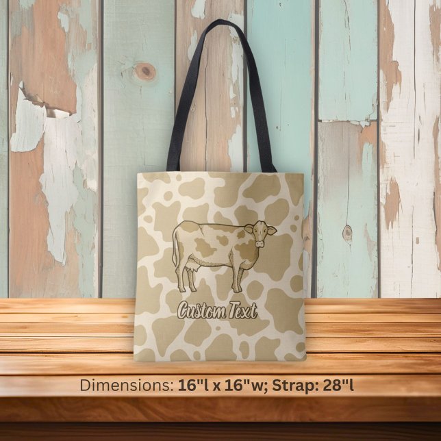 Tote Bag Profil de vache (Créateur téléchargé)