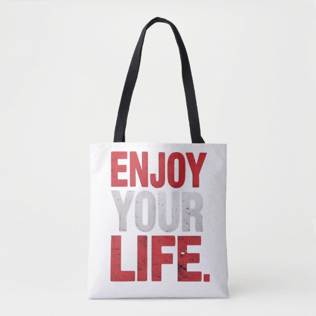 Tote Bag Profitez de votre vie (Devant)