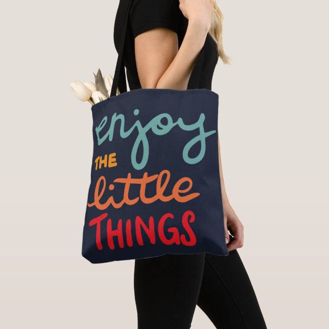 Tote Bag Profitez des petites choses (De près)