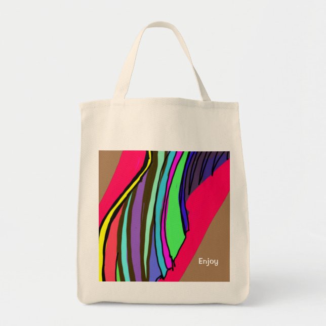 Tote Bag Profitez du présent (Devant)