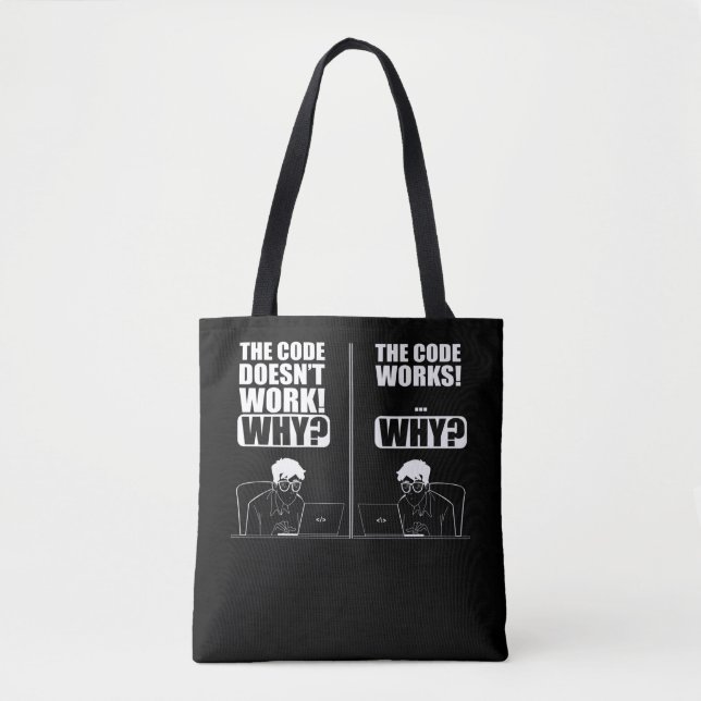 Tote Bag Programmateur amusant pour le Coding de l'ingénieu (Devant)