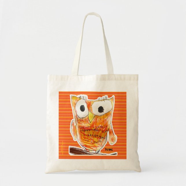 Tote Bag Projet d'art de la jeunesse du hibou | de (Devant)