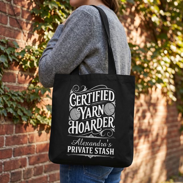 Tote Bag Projet de réserve privée de collectionneur de fil  (Créateur téléchargé)