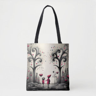 Tote Bag Promenade au coeur de l'amour de la mère